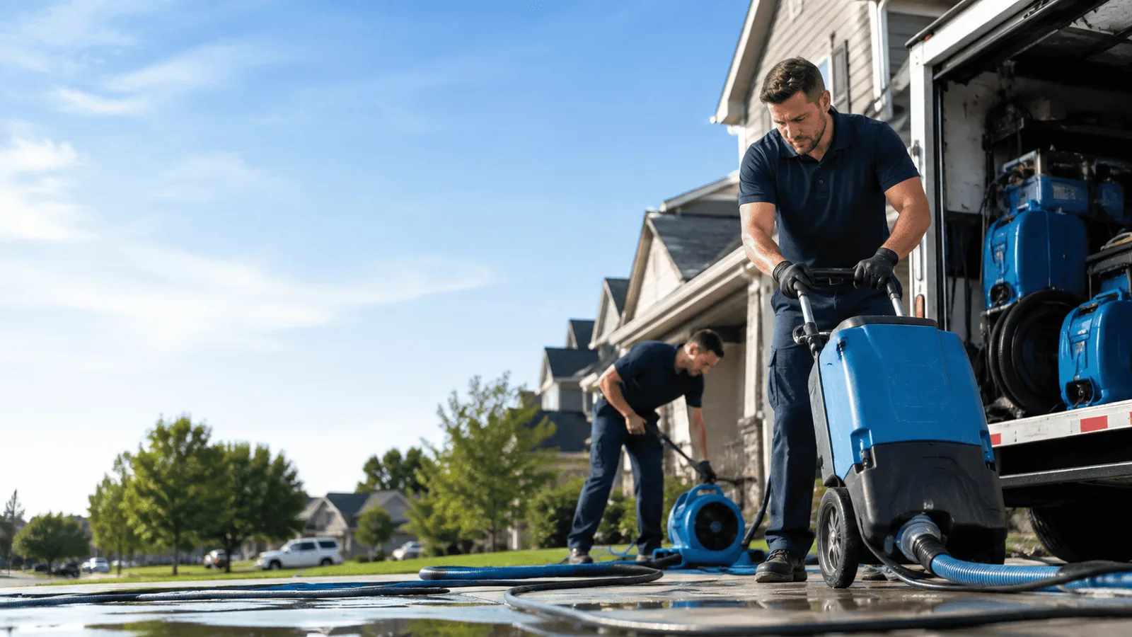 Dehumidification being performed in Wilson Creek, WA